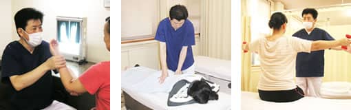 施術の様子